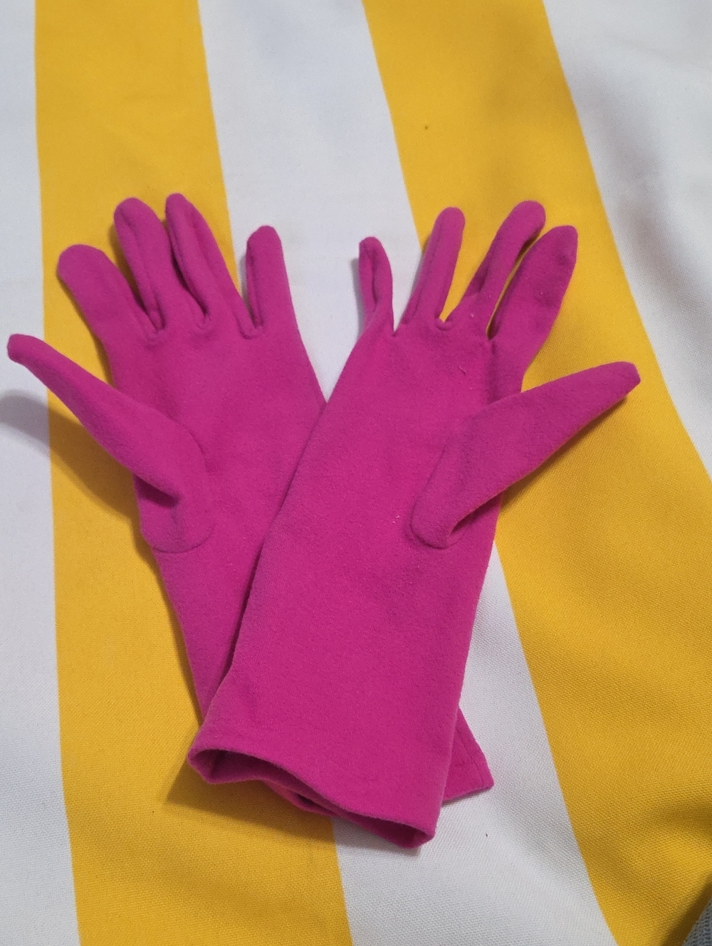 Foxgloves Long Gardening Gloves Fuchsia Pink One Size Supplex Nylon Lycra